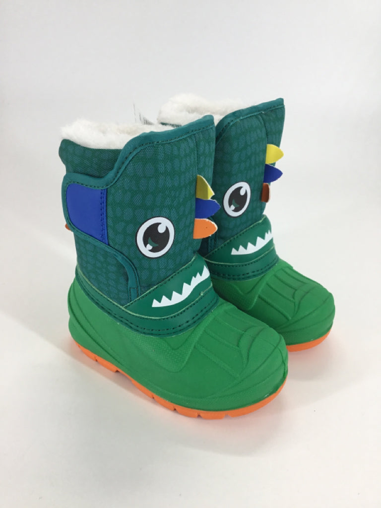 Morendl Child Size 6 Toddler Green Rain/Snow Boots
