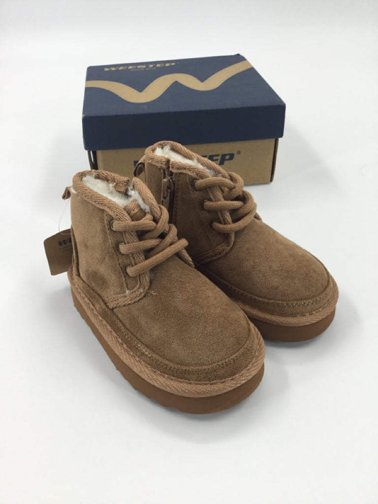 Weestep Child Size 5 Toddler Tan Boots