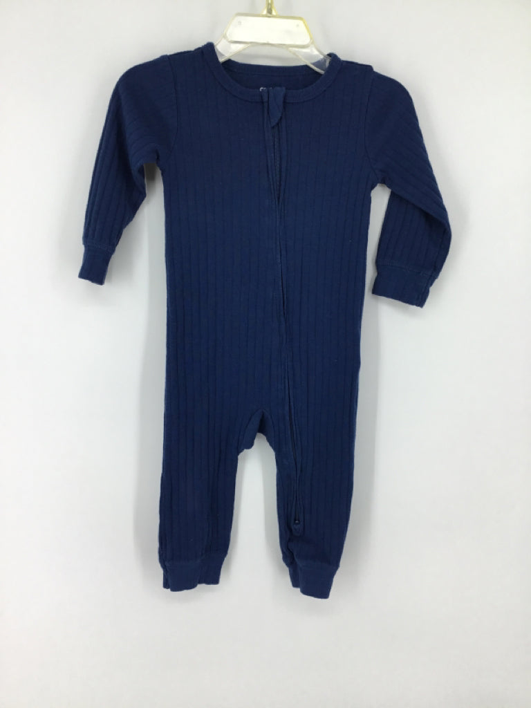 Carter's Child Size 9 Months Navy Solid Pajamas - boys
