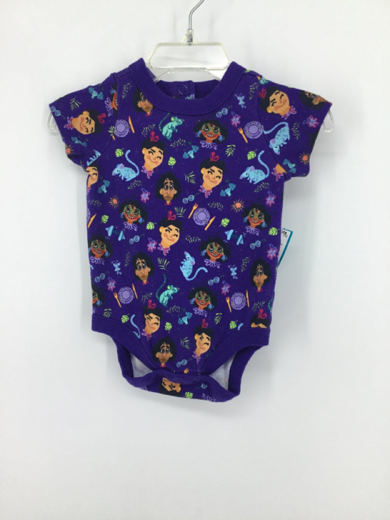 Disney Child Size 6-9 Months Purple Onesie