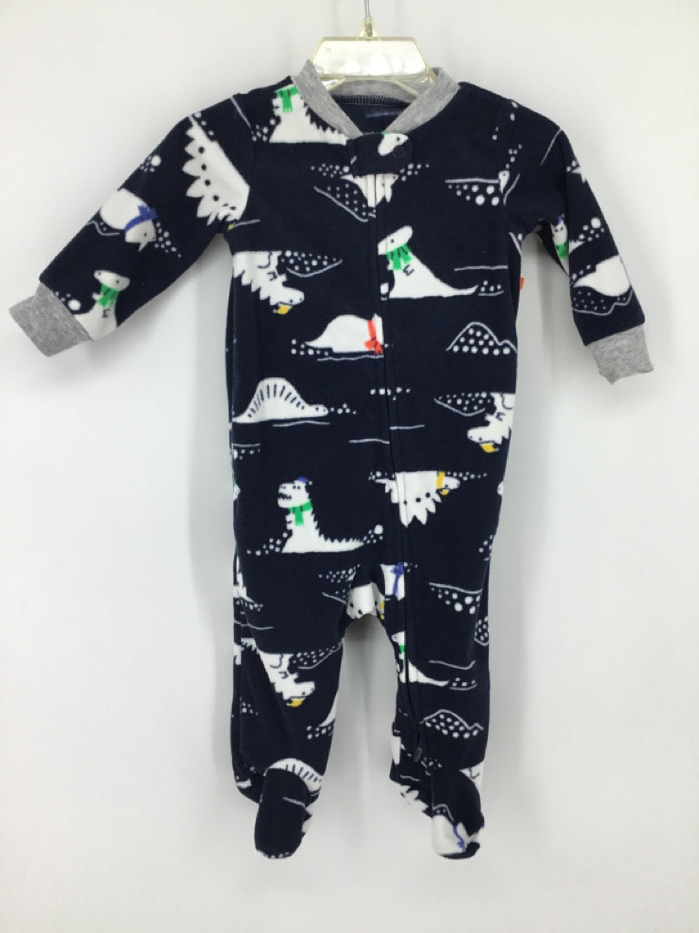 Carter's Child Size 6 Months Navy Sleepers