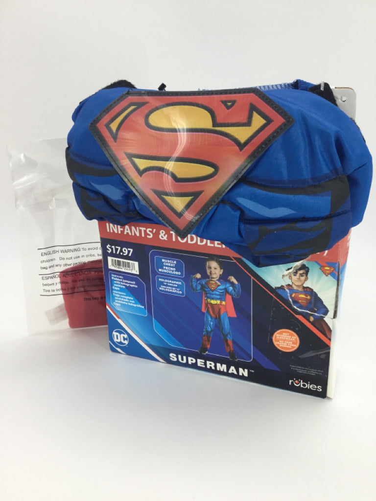 Rubies Child Size 2 Blue Superman Halloween Costume