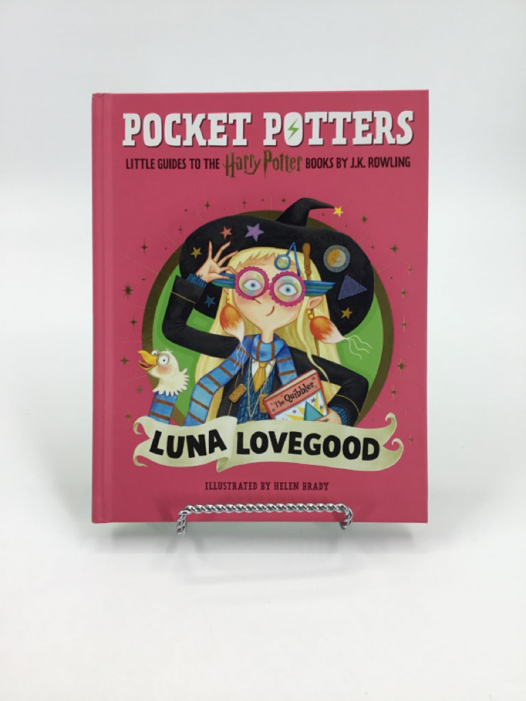 Scholastic Pocket Potters Luna Lovegood Hard Cover Book