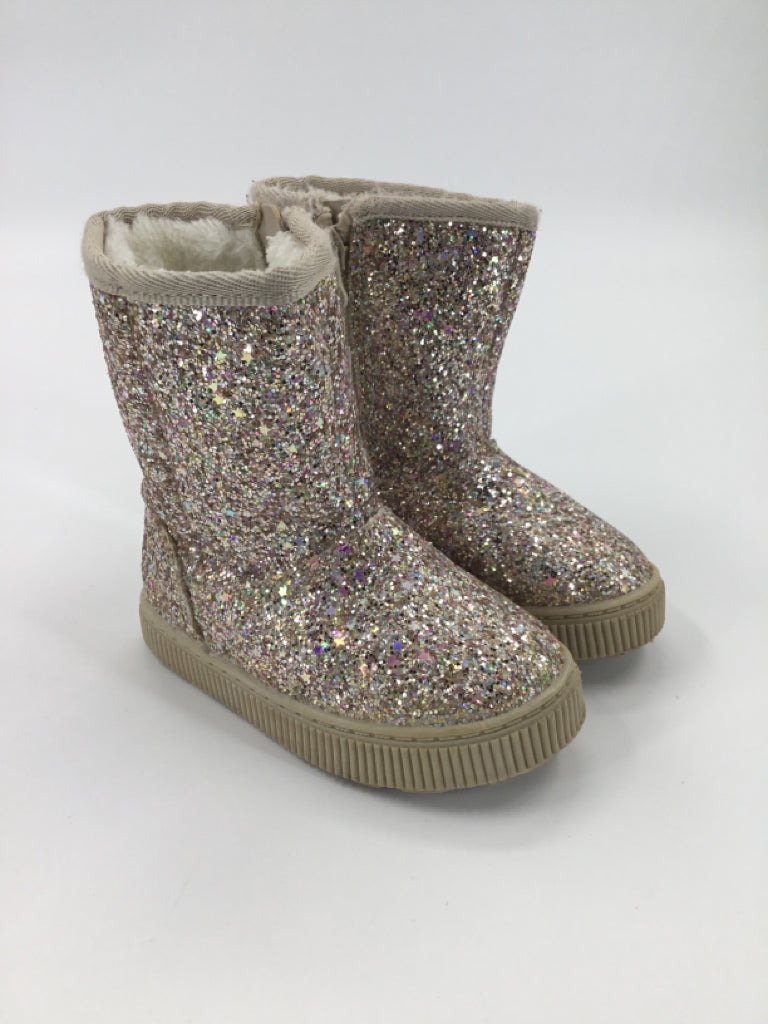 Cat & Jack Child Size 6 Toddler Gold Boots