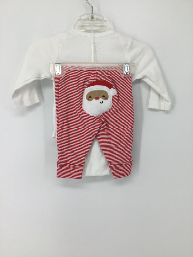 Carter's Child Size 3 Months White Christmas Outfit