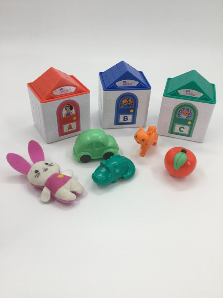 Ms. Rachel Learning Stacking Houses Playset