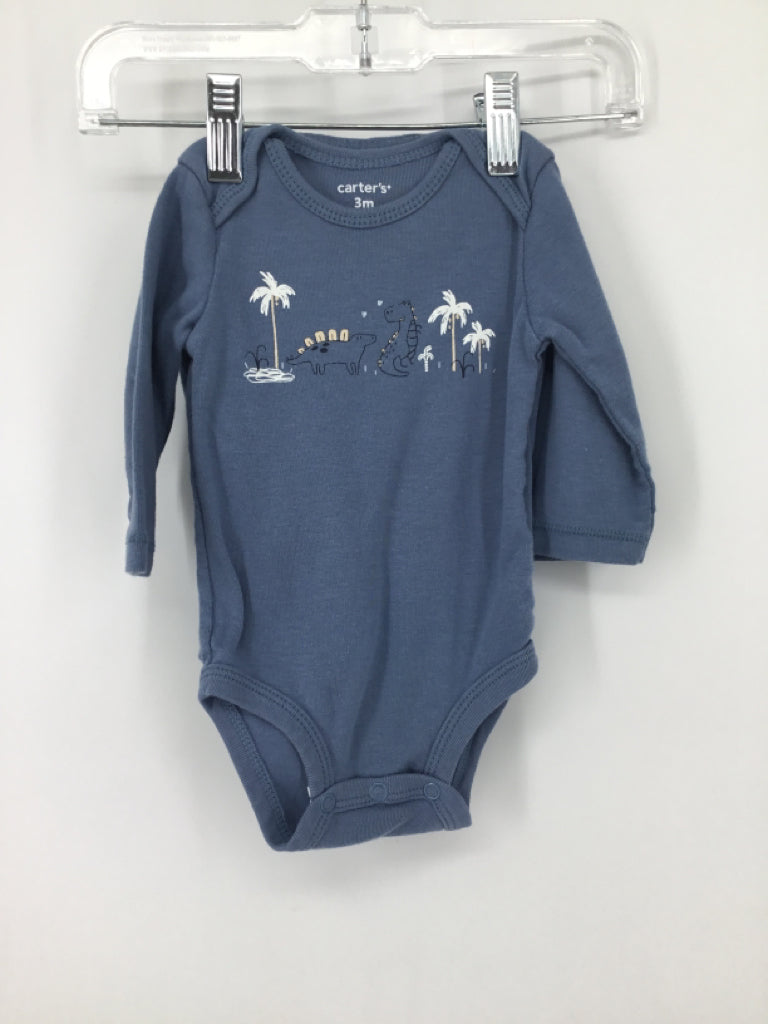 Carter's Child Size 3 Months Blue Onesie