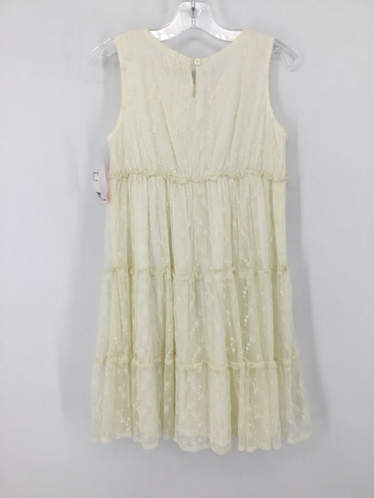 Sfera Child Size 9 Cream Dress - girls
