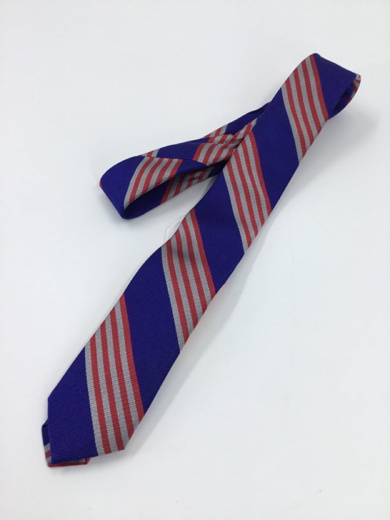 Crewcuts Child Size 2 Blue Stripe Tie/Bowtie