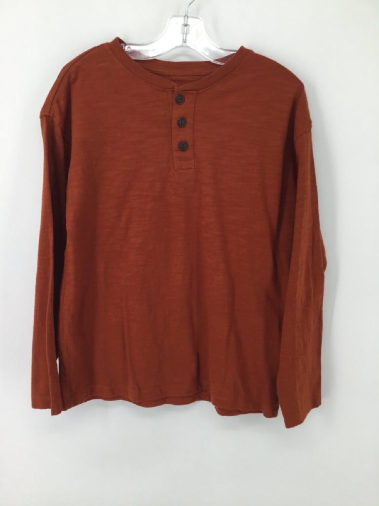 Old Navy Child Size 10 Orange Solid Shirt - boys