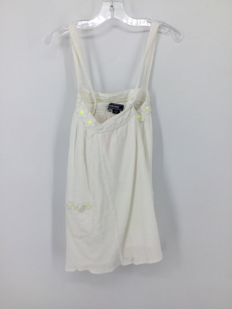 Lands' End Child Size 10 White Tank top - girls
