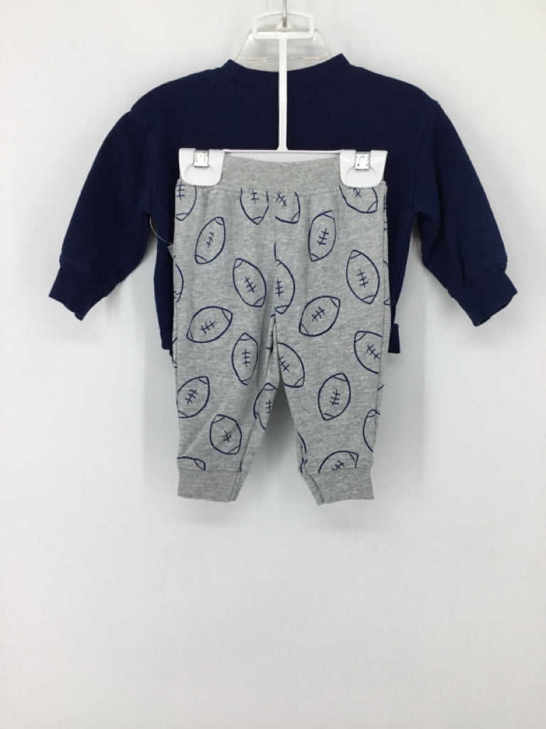 Just One You Made by Carters Child Size 9 Months Navy Thanksgiving Outfit