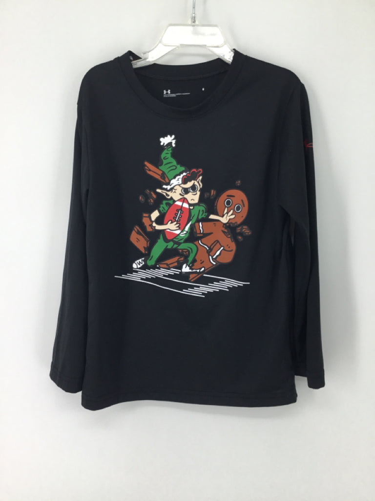 Under Armour Child Size 6 Black Christmas T-Shirt