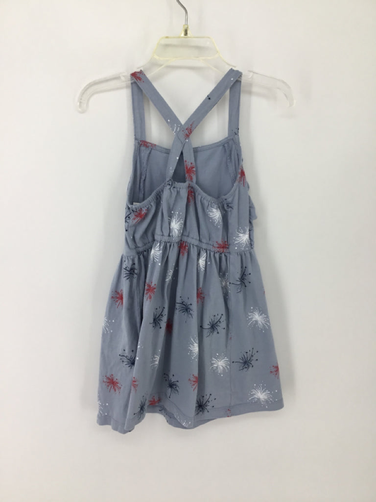 Carter's Child Size 4 Blue Stars & Stripes Dress