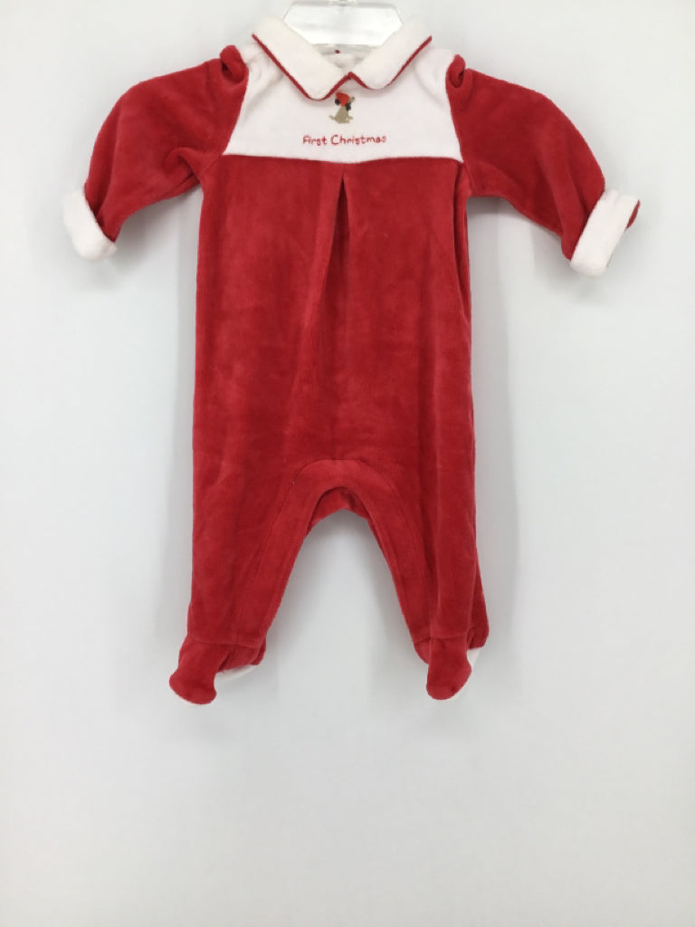 Janie and Jack Child Size Newborn Red Christmas Outfit