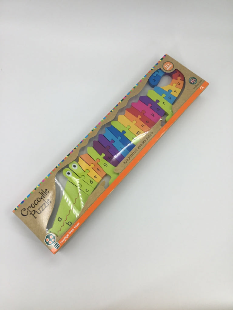Orange Tree Toys Crocodile Alphabet Puzzle