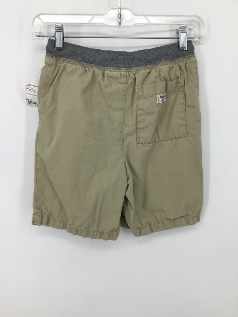 OshKosh B'gosh Child Size 10 Tan Solid Shorts - boys