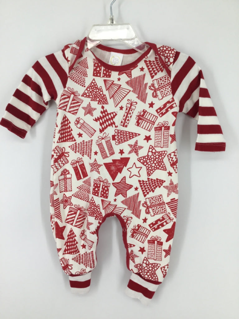 Tesa Babe Child Size 3-6 Months Red Christmas Outfit