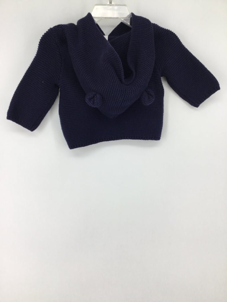 Baby Gap Child Size 0-3 Months Navy Solid Sweater - boys