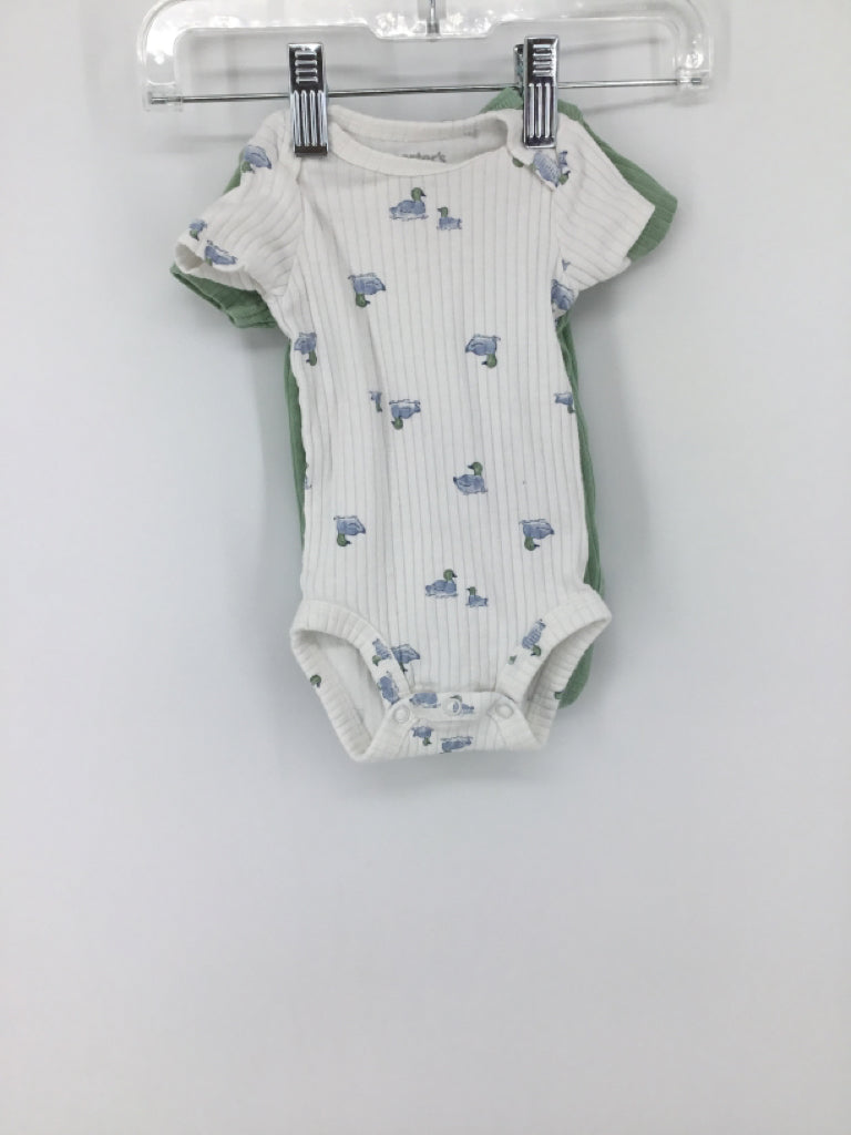Just One You Made by Carters Child Size Newborn Green Onesie