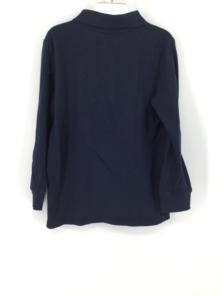 OshKosh B'gosh Child Size 7 Navy Solid Shirt - boys
