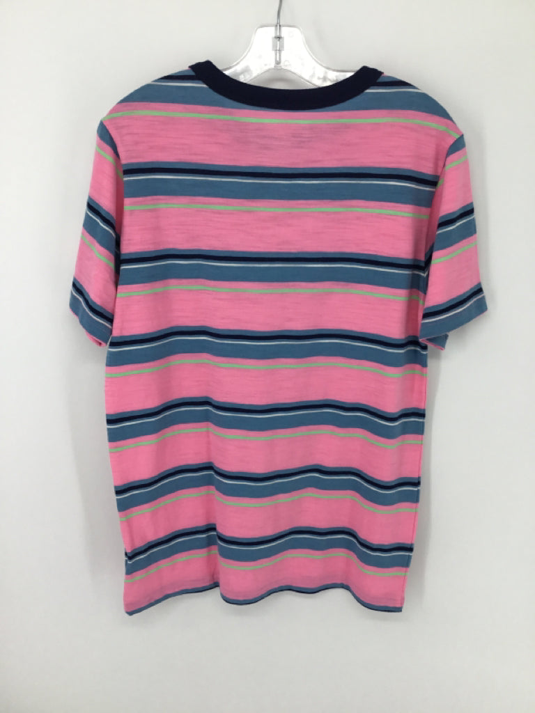 Cat & Jack Child Size 12 Pink Stripe T-shirt - boys