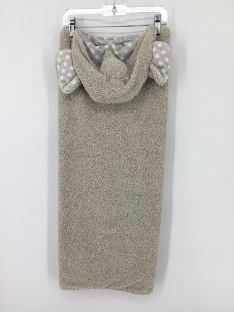 Stephan Baby Gray Stars Hooded Blanket