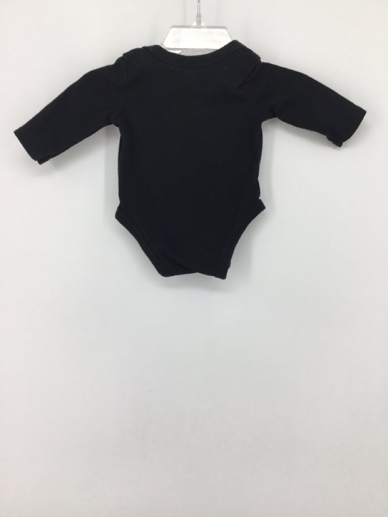 Nike Child Size Newborn Black Onesie