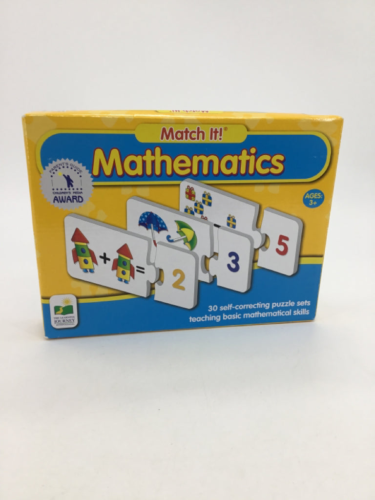 The Learning Journey Match It Mathematics Puzzle