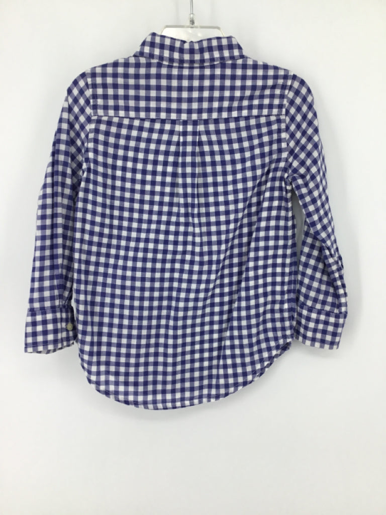 Ralph Lauren Child Size 4 Blue Shirt - girls