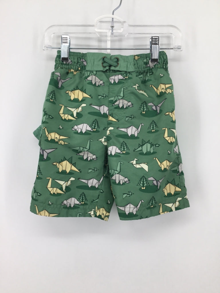 UV Skinz Child Size 4 Green Print Swimwear - boys