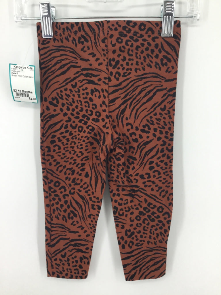 Carter's Child Size 18 Months Brown Pants - girls