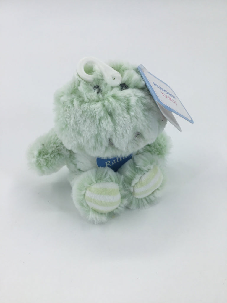 Aurora Baby Plush Frog Rattle