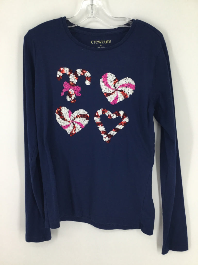 Crewcuts Child Size 12 Navy Christmas T-Shirt