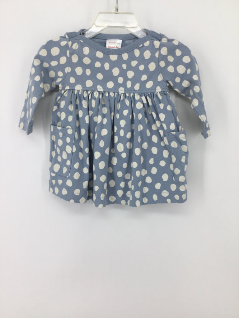 Hanna Andersson Child Size 3-6 Months Blue Dress - girls
