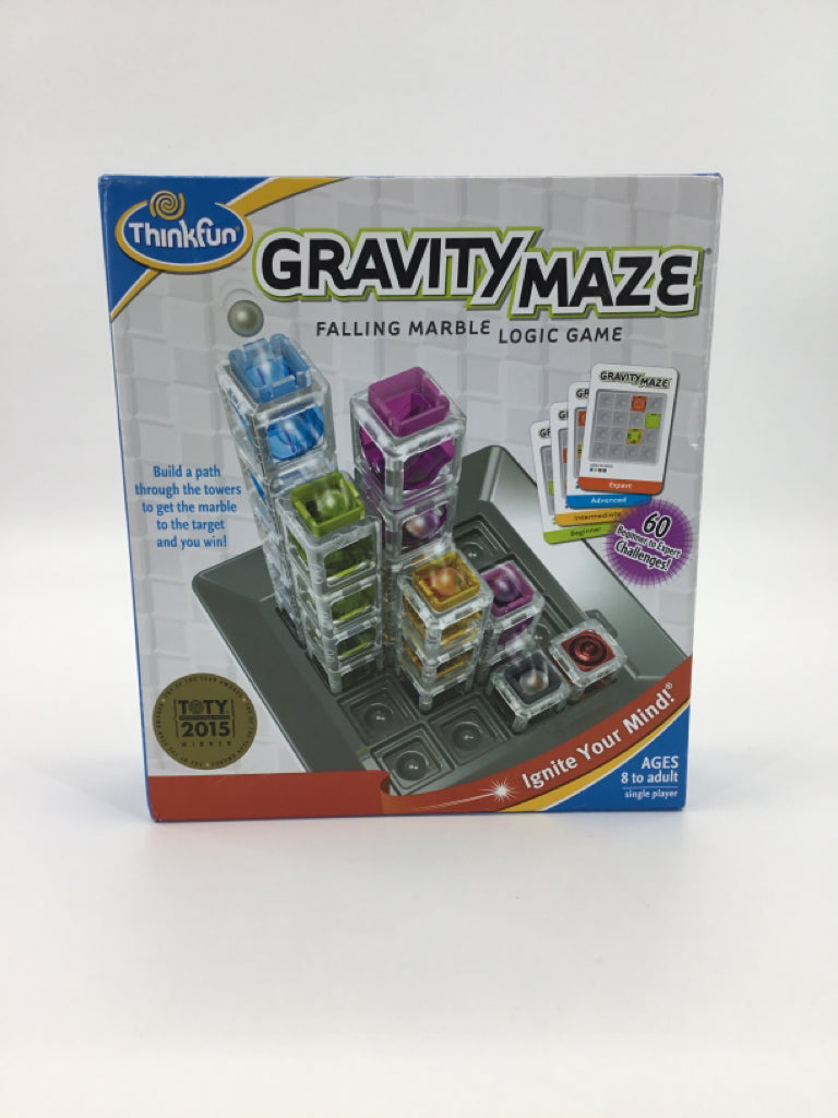 ThinkFun Gravity Maze Falling Marble Logic Game