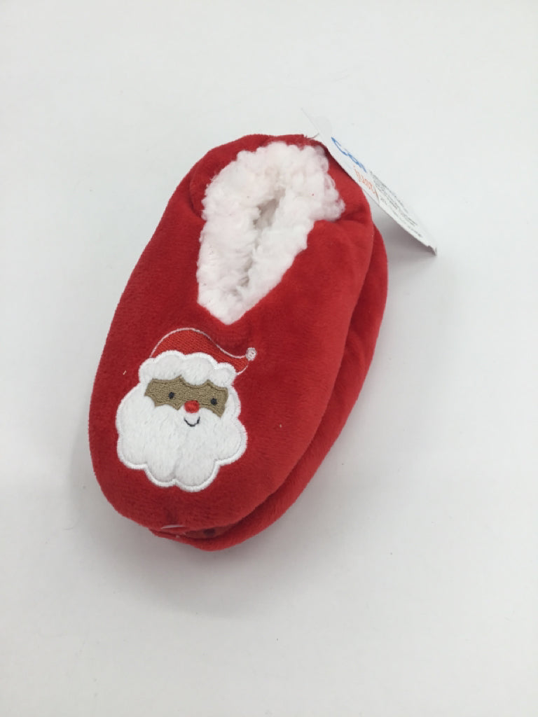 Just One You Made by Carters Child Size 2 Red Christmas Slippers