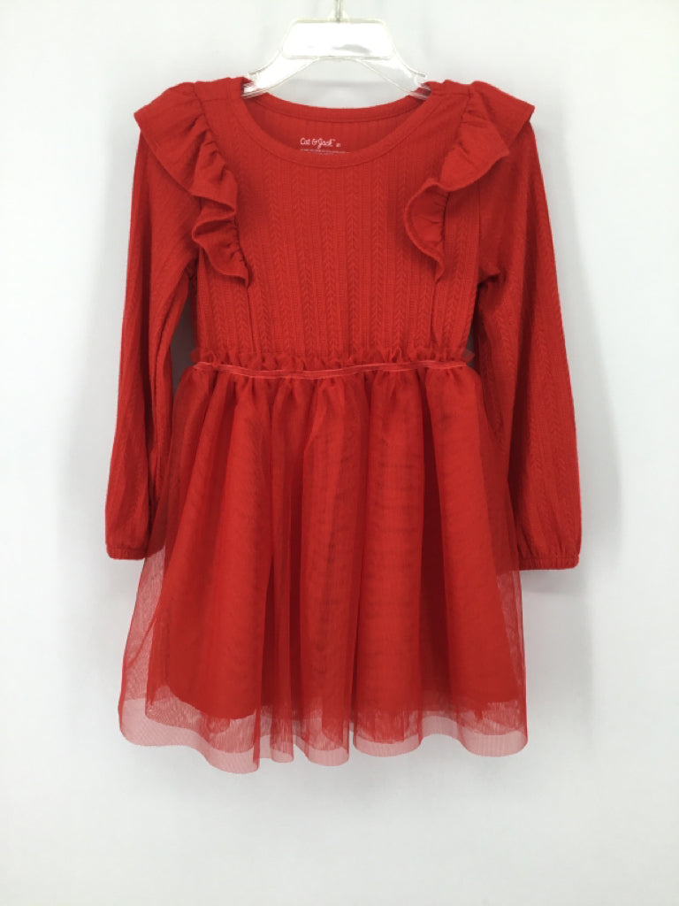 Cat & Jack Child Size 3 Red Dress - girls