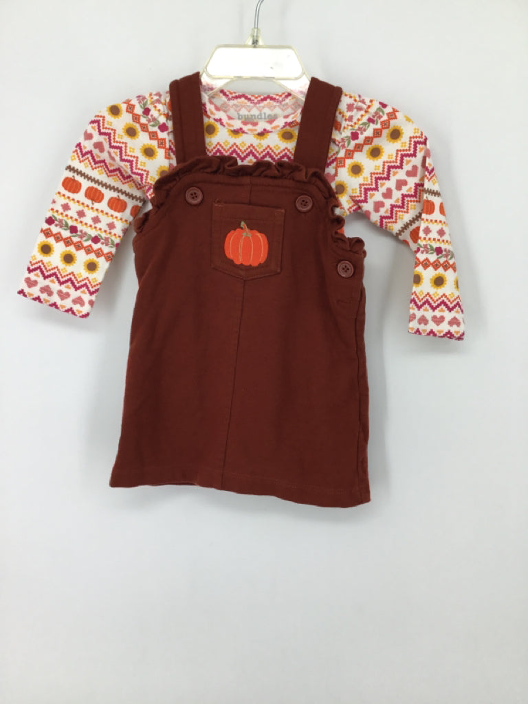 bundles Child Size 3-6 Months Brown Thanksgiving Dress