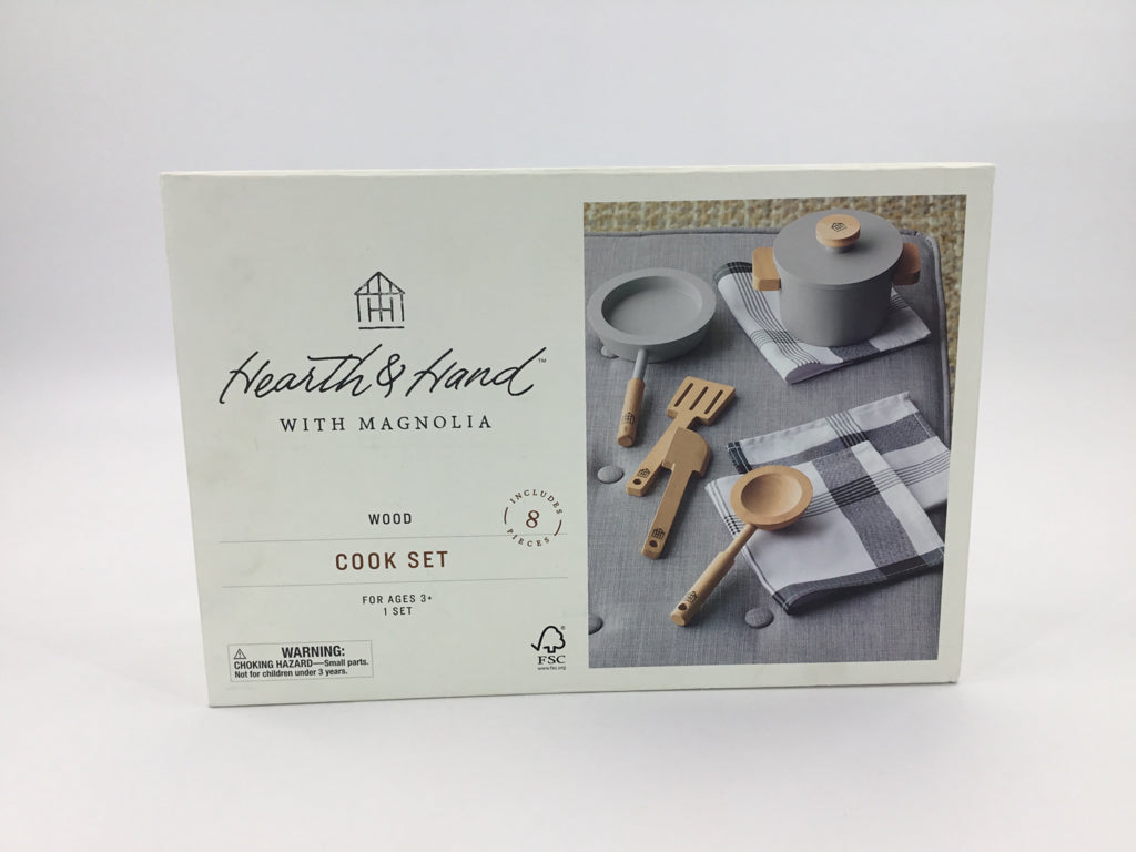 Hearth & Hand With Magnolia Kids 8-pc Wood Cooking Set