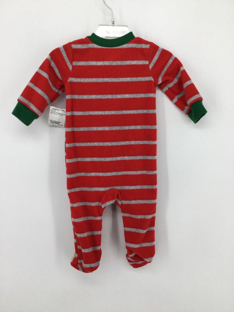 Just One You Made by Carters Child Size 6 Months Red Christmas Sleeper