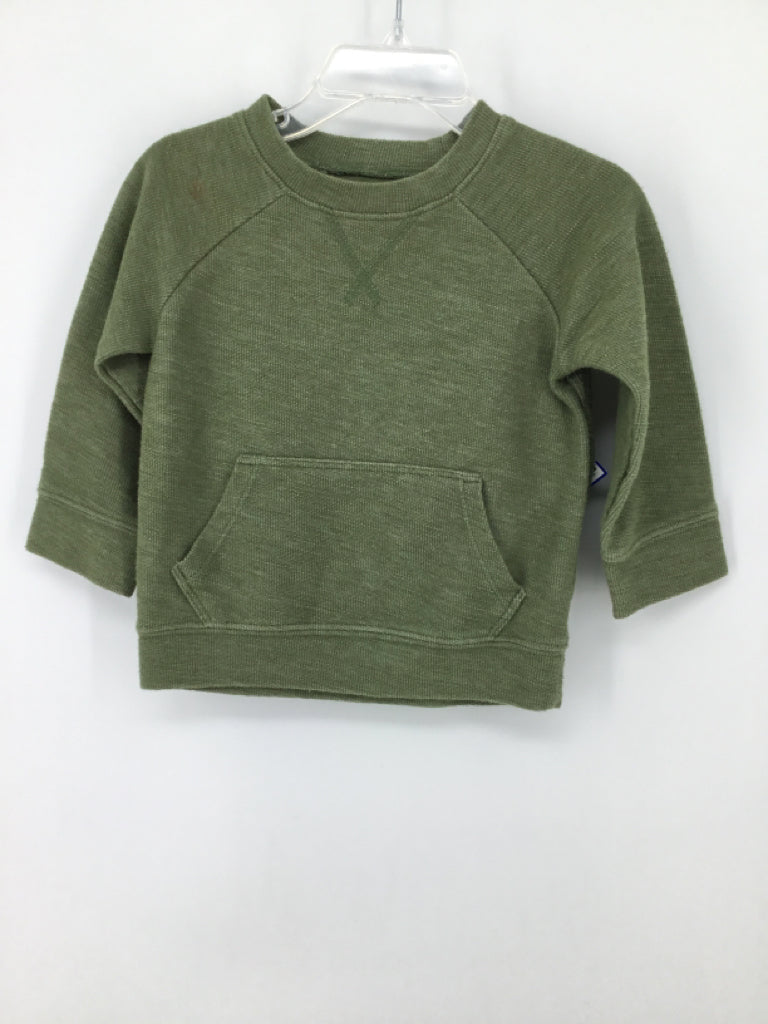 Old Navy Child Size 12-18 Months Green Solid Shirt - boys