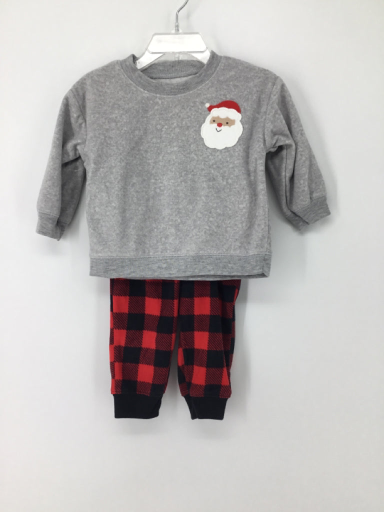 Just One You Made by Carters Child Size 9 Months Gray Christmas Outfit