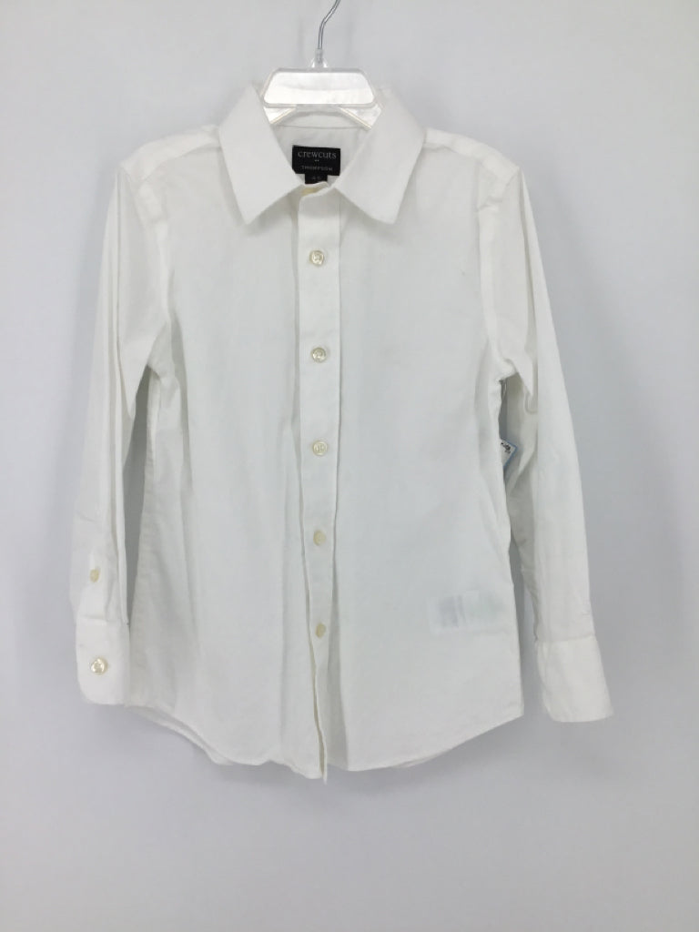 Crewcuts Child Size 4 White Solid Shirt - boys