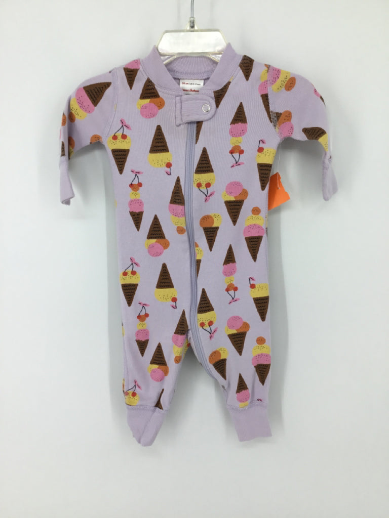 Hanna Andersson Child Size 0-3 Months Purple Pajamas - girls