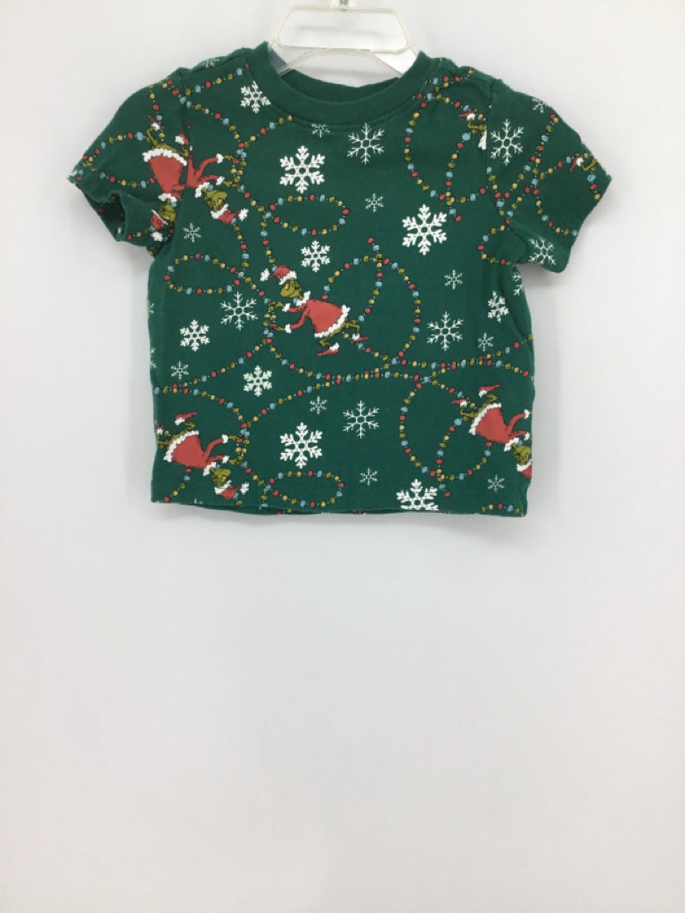 Old Navy Child Size 12-18 Months Green Christmas T-Shirt