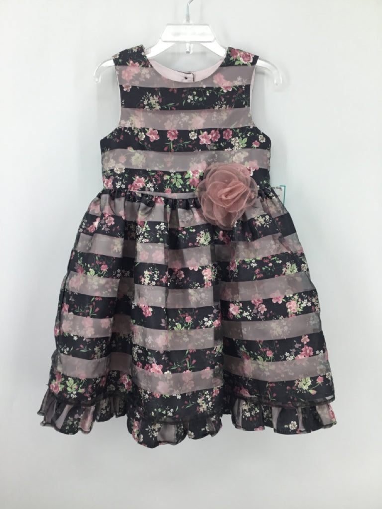 Pippa & Julie Child Size 5 Black Dress - girls