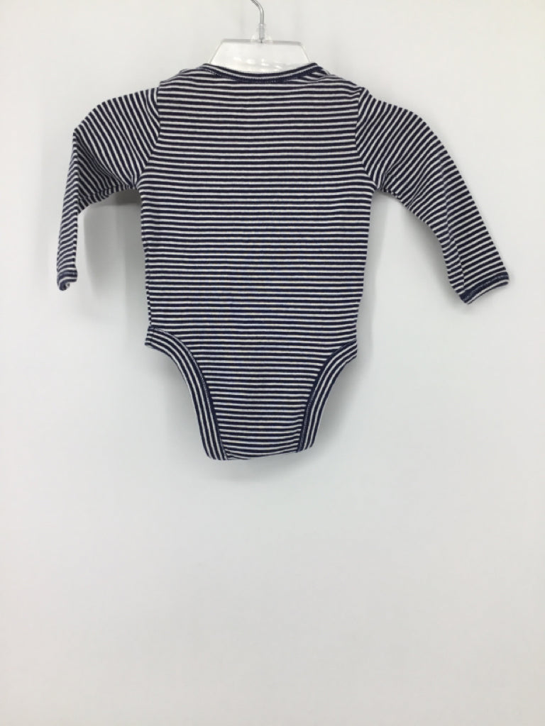 Old Navy Child Size 3-6 Months Navy Onesie