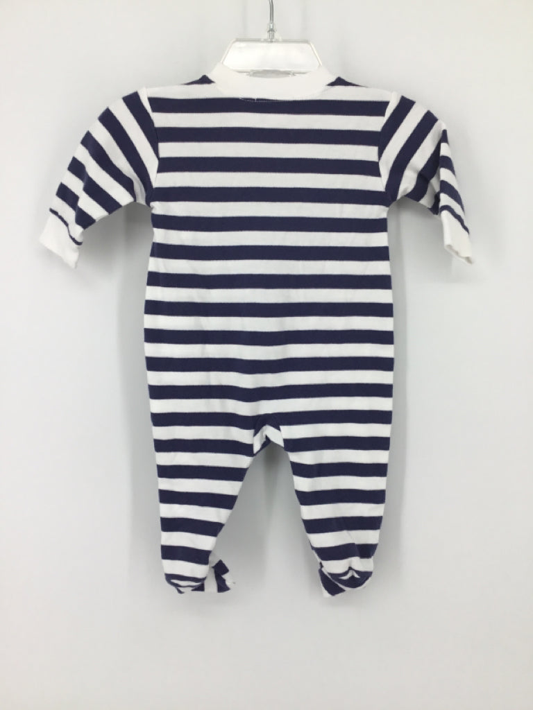 Kissy Kissy Child Size 0-3 Months Navy Sleepers