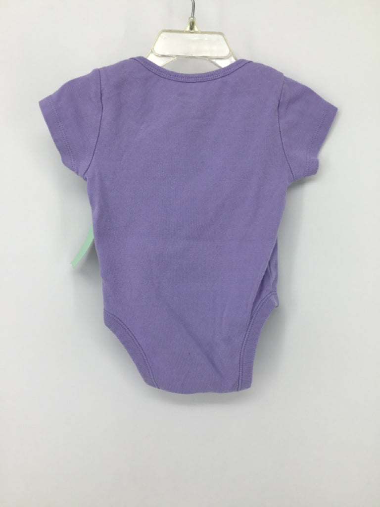 Old Navy Child Size 6-12 Months Purple Onesie